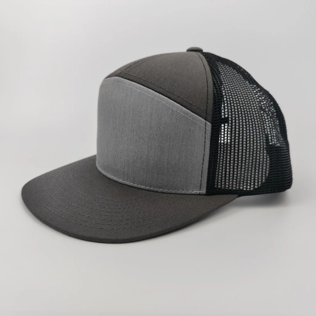 7-panel baseball cap