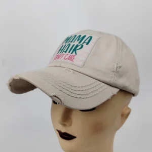 washed baseball cap